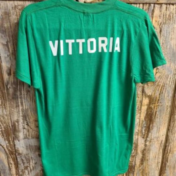 Vintage 1980s Pizza Shop Green T Shirt Procolino's Pizza Vittoria - Picture 3 of 6